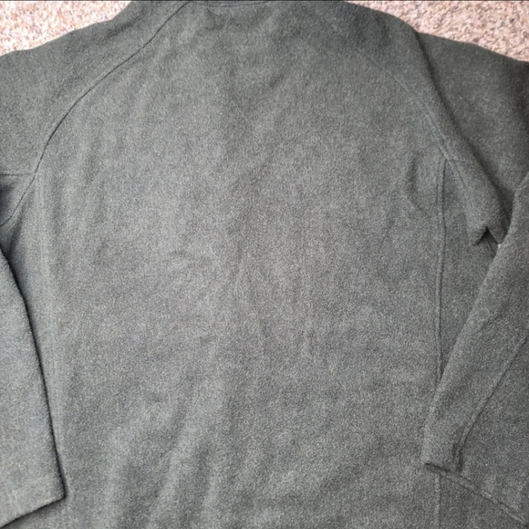 SmartWool Mens Wool Blend Sweater Jacket Size Large Full Zip Green Warm - Picture 6 of 14